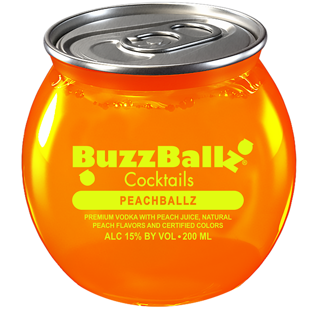 [9DSA01] BUZZBALL PEACH 6.5OZ BOTTLE
