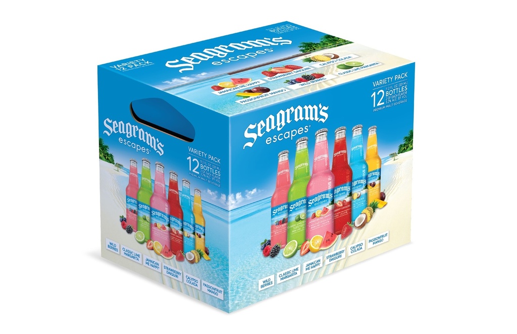 SEAGRAM'S HOLA PARADISE 12OZ 12PK BOTTLES 
