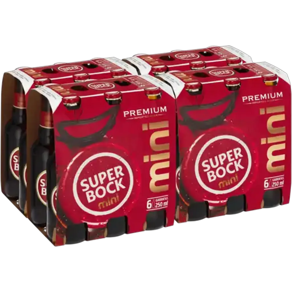 [854724] SUPER BOCK MINI 6.8OZ B 4/6