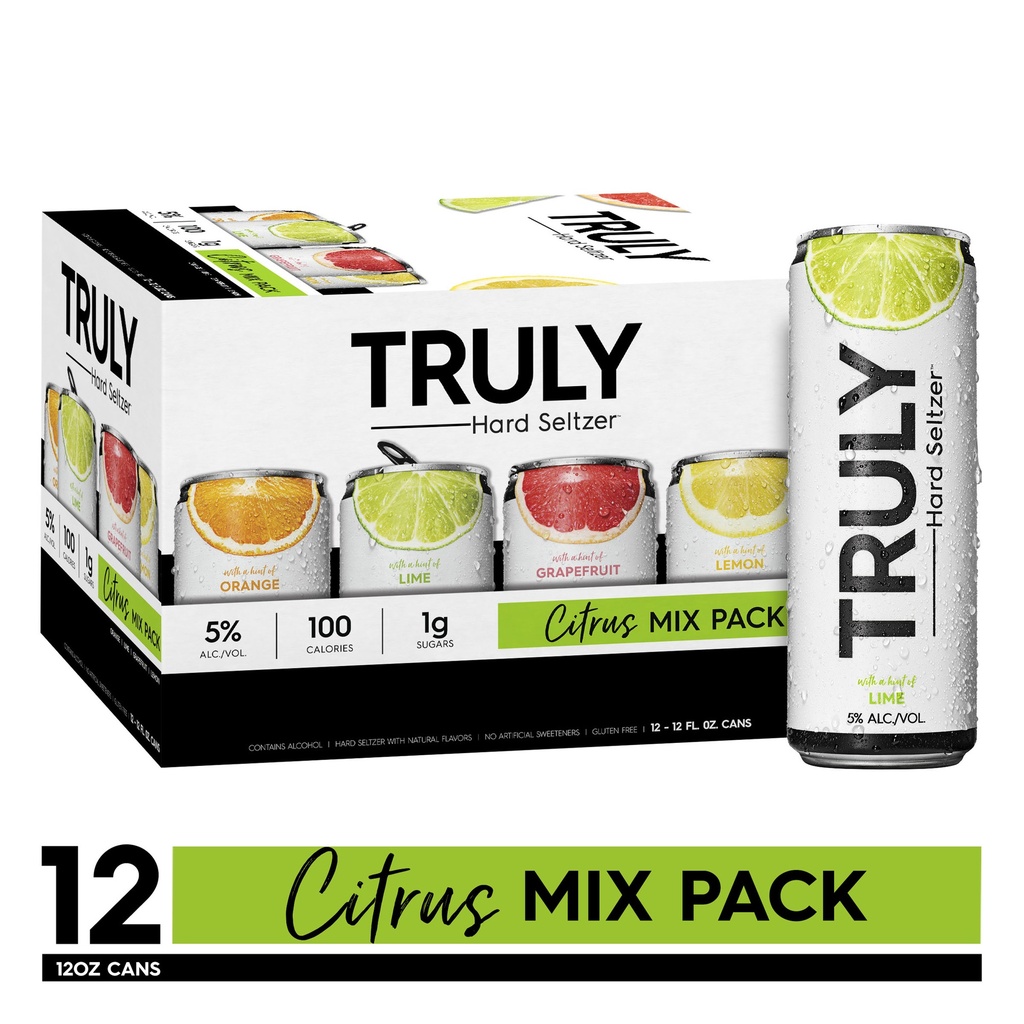 [316412] TRULY CITRUS 12OZ 12PK CANS