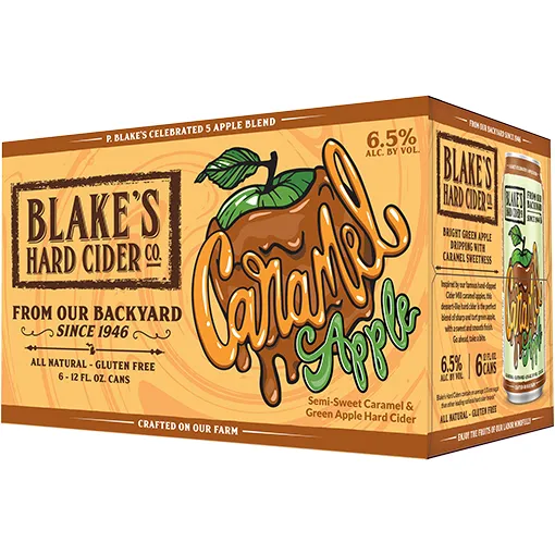 BLAKE'S SALTED CARAMEL CIDER 12OZ C 4/6