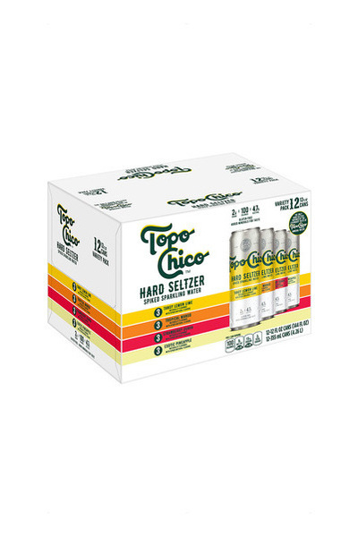 [460112] TOPO CHICO HARD SELTZER V-PACK 12OZ 12PK CANS