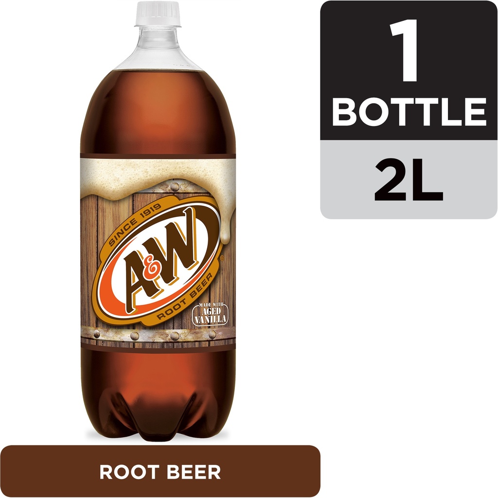 A & W DT ROOT BEER 2L BOTTLE