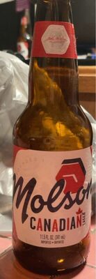 MOLSON CANADIAN LAGER 12OZ BOTTLE