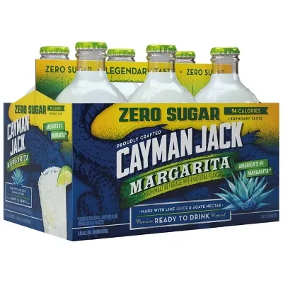 CAYMAN JACK MARGARITA ZERO 11.2OZ 6PK BOTTLES 