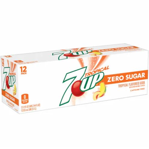 [8187024] 7UP TROPICAL ZERO12OZ CN 2/12   
