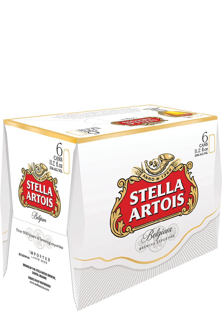 [02520006] STELLA ARTOIS 11.2OZ 6PK CAN
