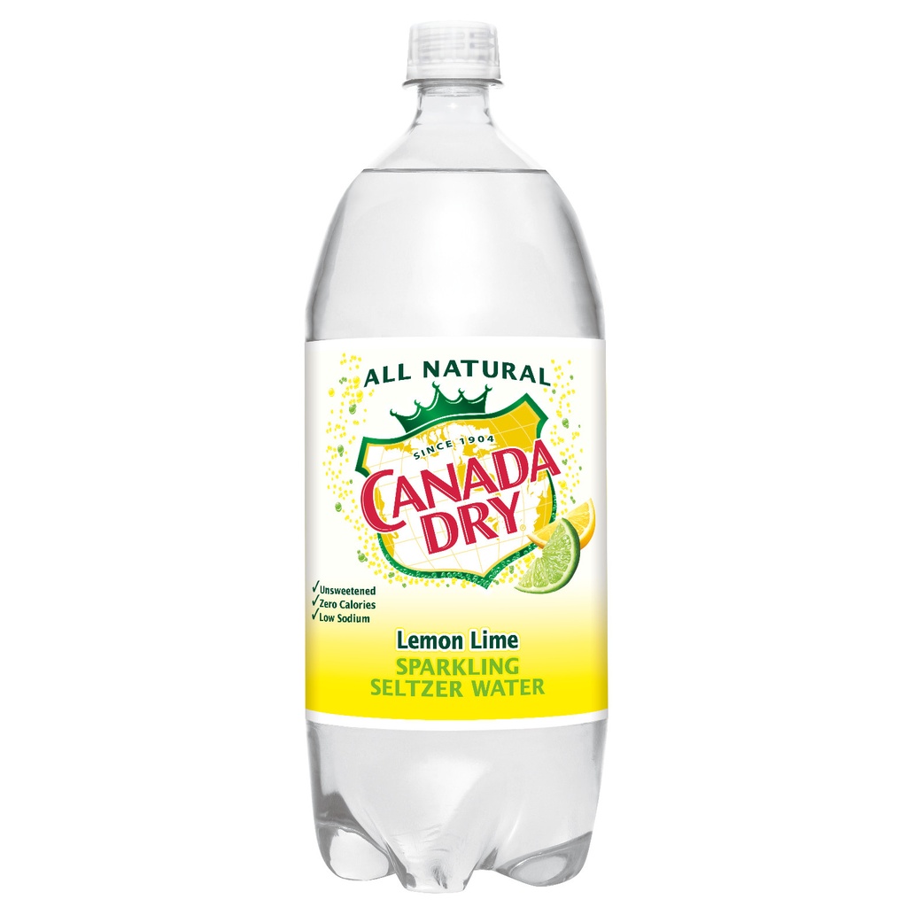 CANADA DRY SELTZERL LEMON  LIME 2L 1/6