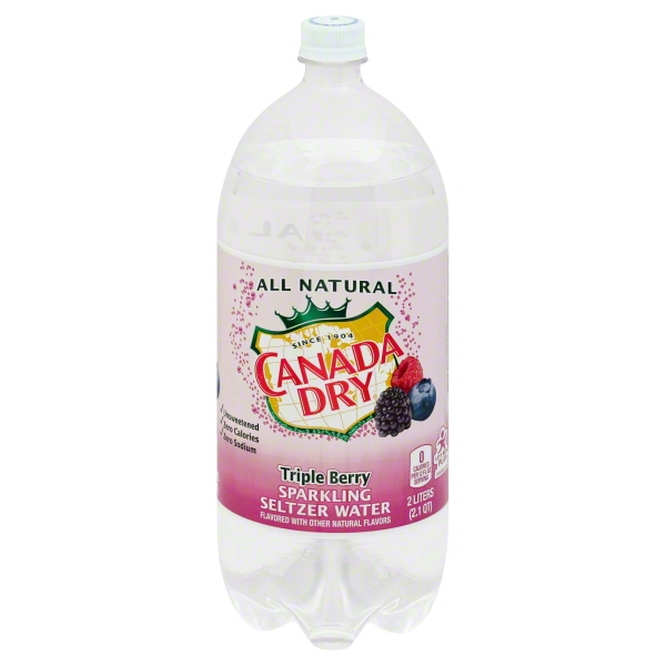 CANADA DRY SELTZERL TRIPLE BERRY 2L 1/6 