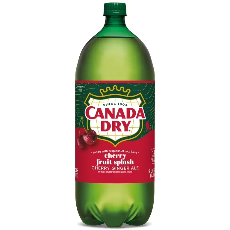 CANADA DRY CHERRY GIN FRUIT SPLASH 2L BOTTLE 