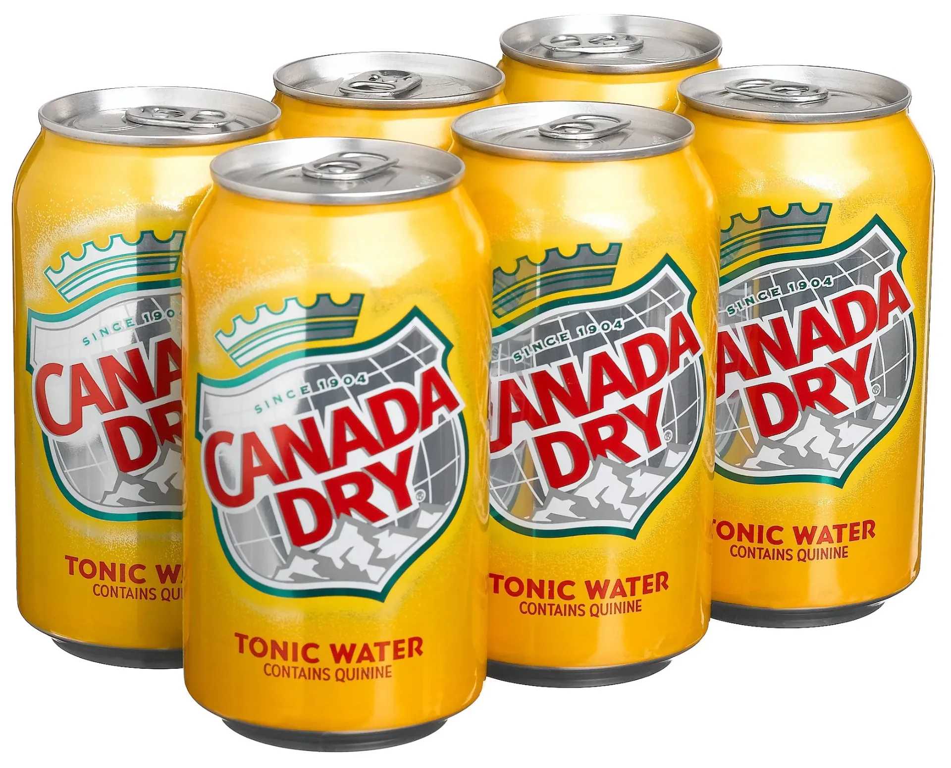 CANADA DRY TONIC WATER 12OZ 6PK CANS 
