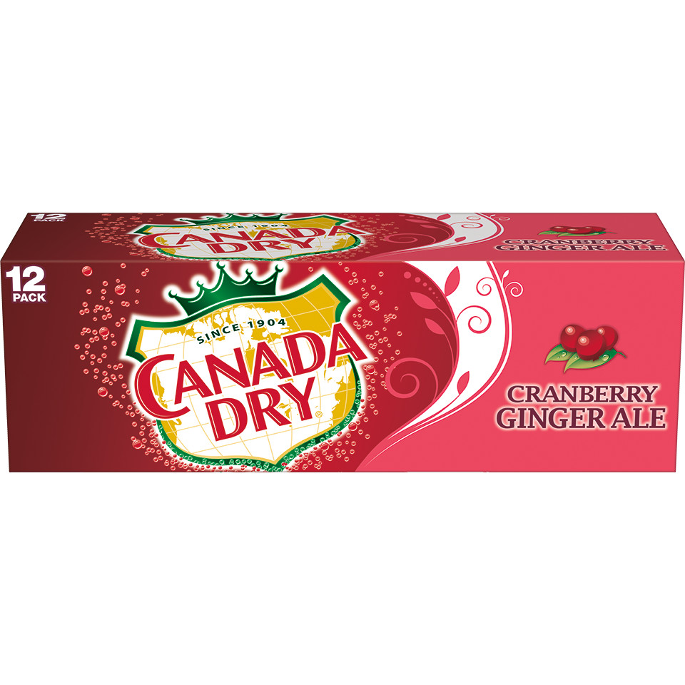 [61640012] CANADA DRY GIN  CRAMBERRY 120Z 12PK CANS