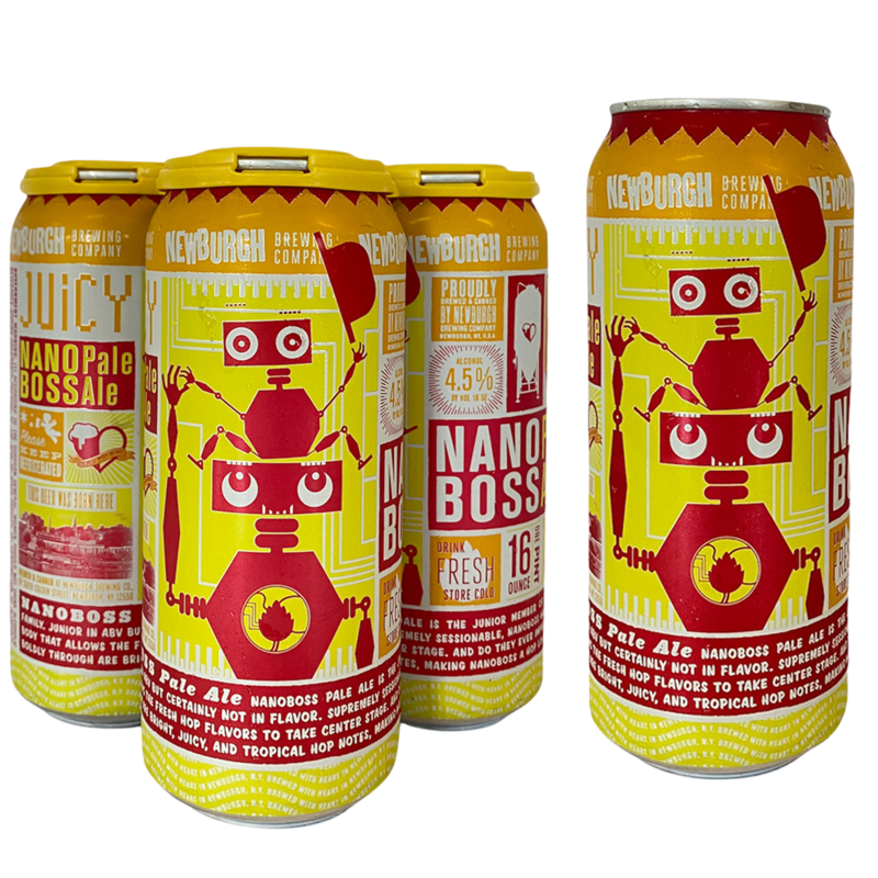 [0314004] NEWBURGH MANO BOSS IPA 16OZ 4PK CAN