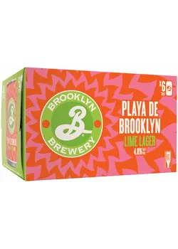 [5055006] BROOKLYN LIME LAGER  12OZ CN 6PK