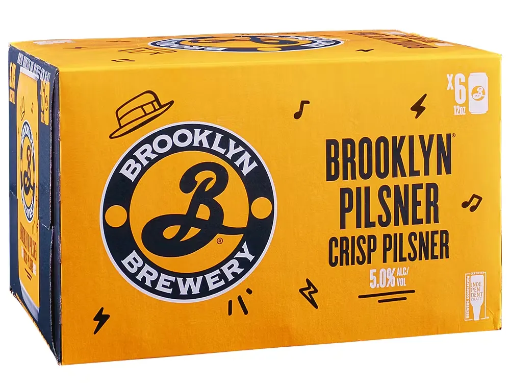 [3263006] BROOKLYN CRISP PILSNER 12OZ CN 6PK