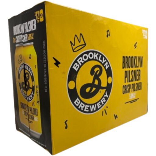 [32700012] BROOKLYN CRISP PILSNER 12OZ 12PK CANS