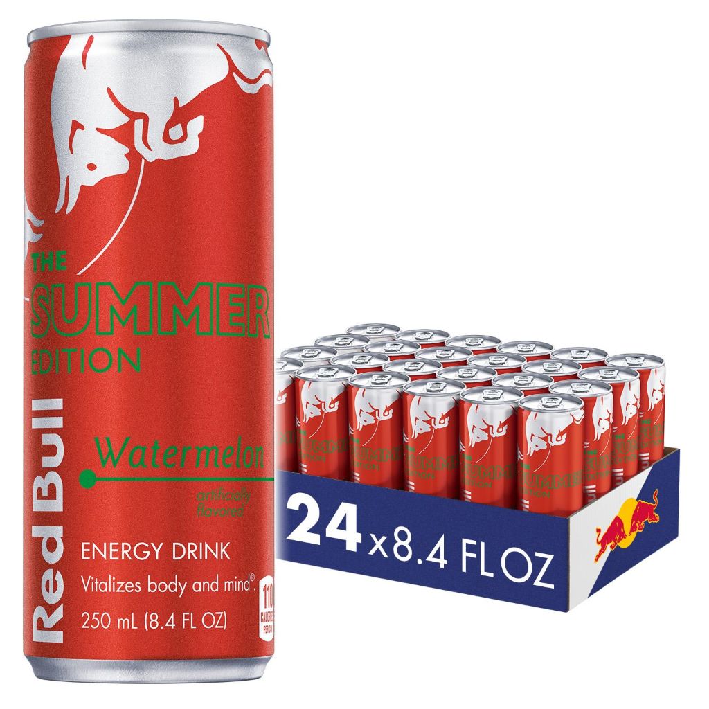 [44820024] RED BULL THE RED 8.3 FL OZ CN 1/24