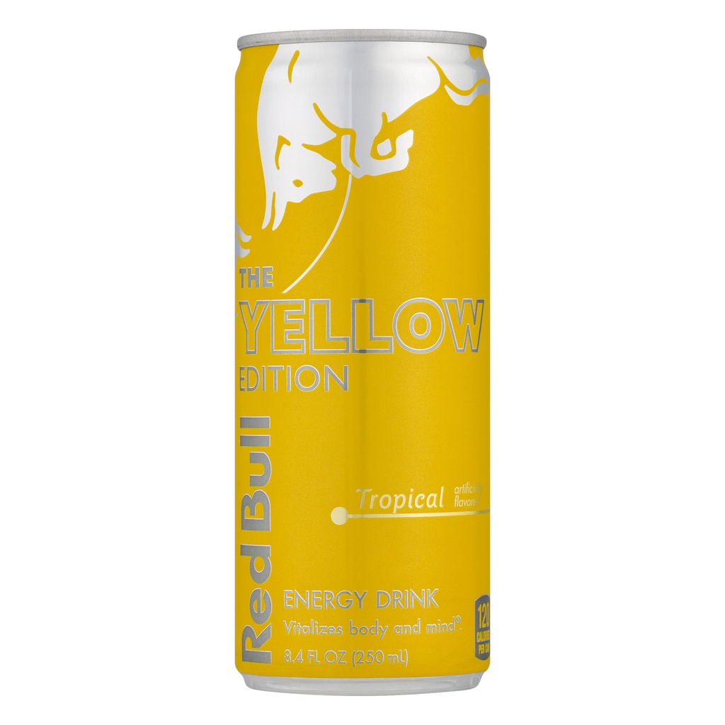 [34520001] RED BULL YELLOW 8.3 FL OZ CAN