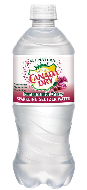 [1402024] CANADA DRY SELTZERL POMOGRANATE CHERRY 20OZ NR 4/6
