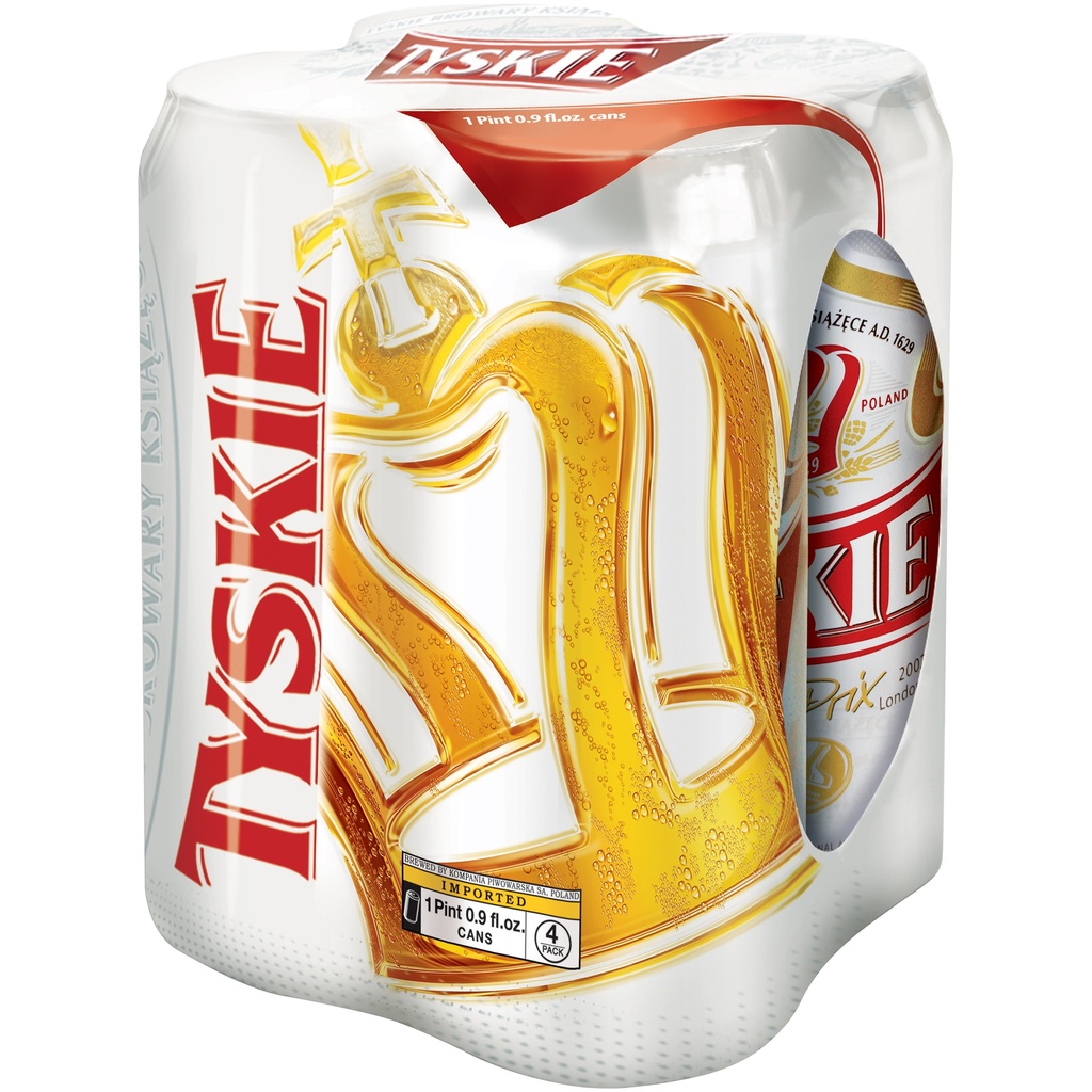 [1116004] TYSKIE 16.9OZ 4PK CANS