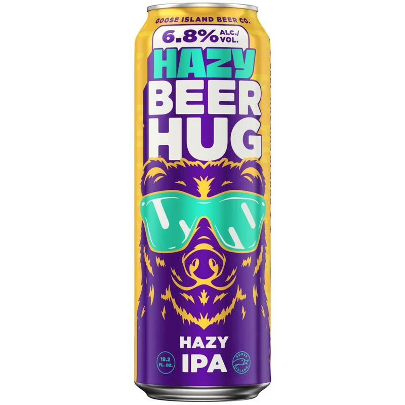 [218501] GOOSE ISLAND BEER HUG HAZY IPA 19.2OZ CAN