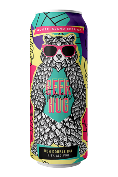 GOOSE ISLAND BEER HUG TROPICAL IMP. IPA 19.2OZ CAN